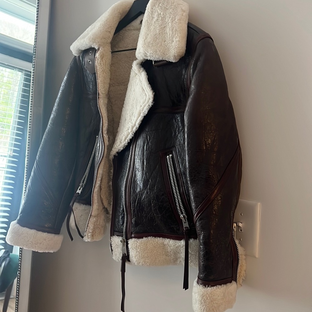 All Santa leather winter coat